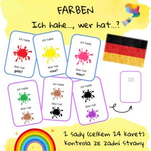 Farben - Ich habe ..., wer hat...?