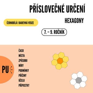 Příslovečné určení – hexagony