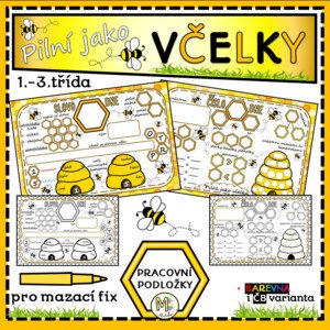 PILNÍ JAKO VČELKY- PRACOVNÍ PODLOŽKA
