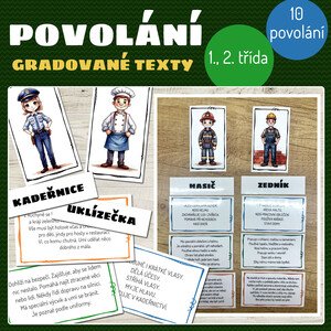 Povolání - gradované texty