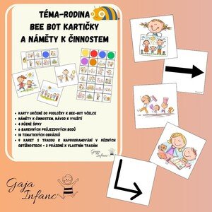 🏡 Kartičky pro Bee-Bota na téma Rodina 👨‍👩‍👧‍👦