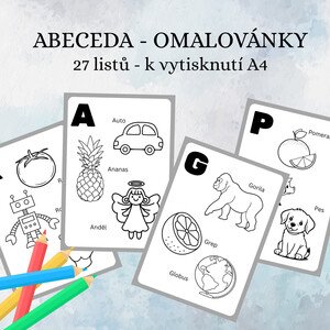 Omalovánky Abeceda