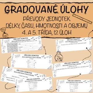 Gradované úlohy na převody jednotek