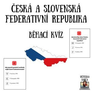 Běhací kvíz - Česká a Slovenská federativní republika