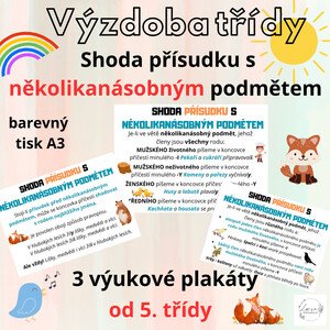 SHODA PŘÍSUDKU S NĚKOLIKANÁSOBNÝM PODMĚTEM 