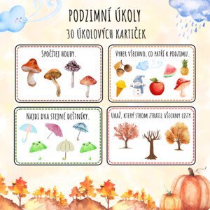 PODZIMNÍ ÚKOLY