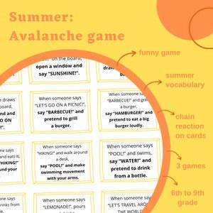 Summer - Avalanche game (2. stupeň)