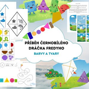 Barvy a tvary - Příběh černobílého dráčka Fredyho