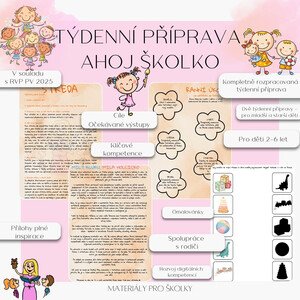 Týdenní příprava - Ahoj školko