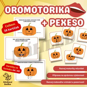 Oromotorika Dýně + oromotorické pexeso