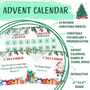 Advent calendar - Christmas riddles (2. stupeň)