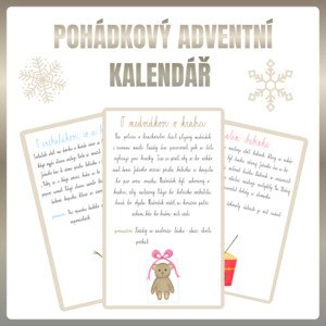 Adventní pohádkový kalendář s ponaučením