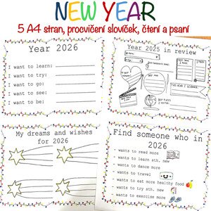 New Year review - Nový rok - psaní