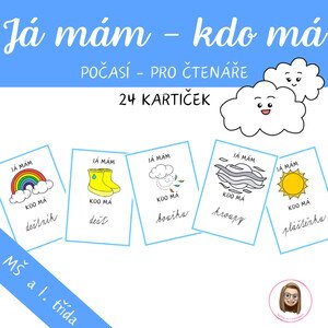 Počasí - já mám, kdo má (čtecí verze)