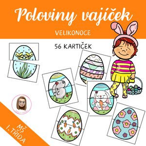 VELIKONOCE - poloviny vajíček