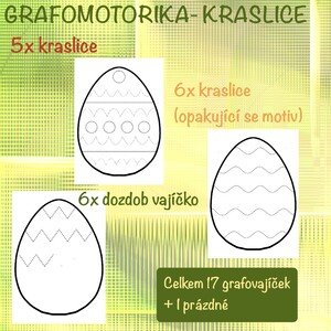 Grafomotorika- kraslice 