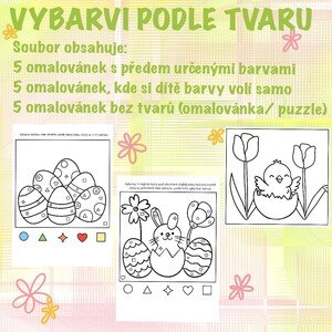 VYBARVI PODLE TVARU 