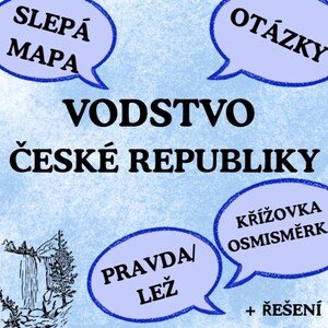 Vodstvo ČR - pracovní listy