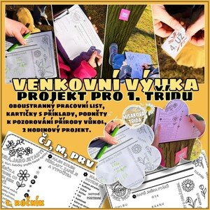„Přišlo jaro“ – venkovní výuka, ČJ, M, PRV