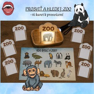 PROSVIŤ A HLEDEJ: ZVÍŘÁTKA ZOO