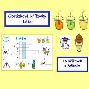Obrázkové křížovky Léto