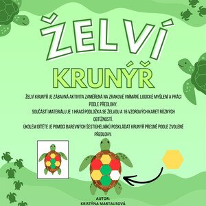 🐢 Želví krunýř – Skládání podle předlohy