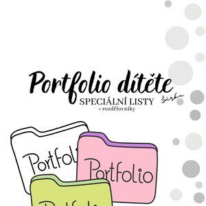PORTFOLIO dítěte v MŠ