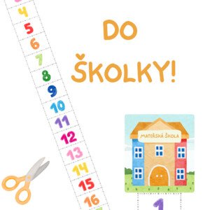 Já už půjdu do školky - stříhací metr