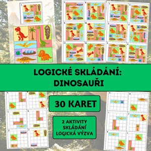 Logické skládání: Dinosauři