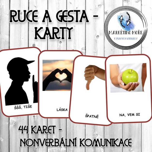 Ruce a gesta - Karty - Etická výchova | UčiteléUčitelům.cz