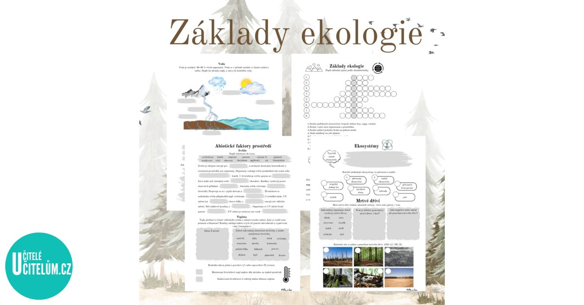 Základy ekologie - Biologie | UčiteléUčitelům.cz