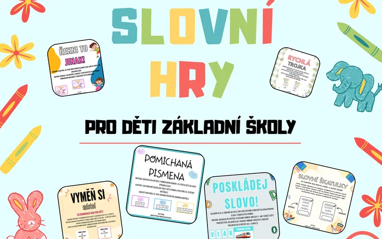 SLOVNÍ HRY pro děti ZŠ