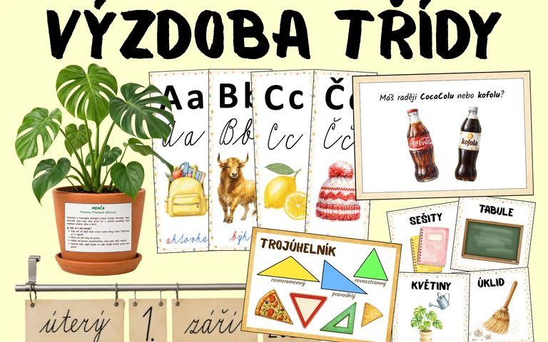 Výzdoba třídy - neutrální