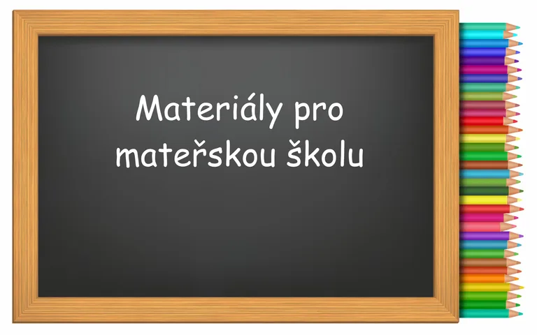 Materiály pro mateřskou školu