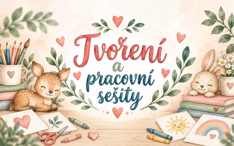 Tvoření a pracovní sešity