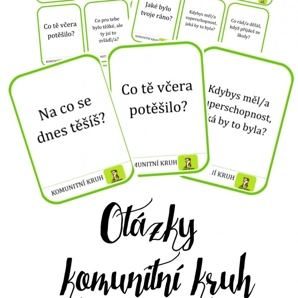 Otázky komunitní kruh