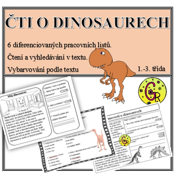 Čti o dinosaurech