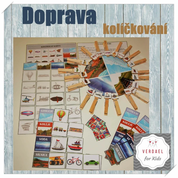 DRUHY DOPRAVY - kolíčkování