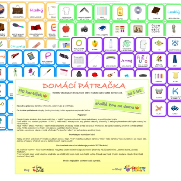 Domácí pátračka - hra