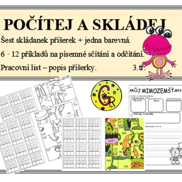 Počítej a skládej do 1000