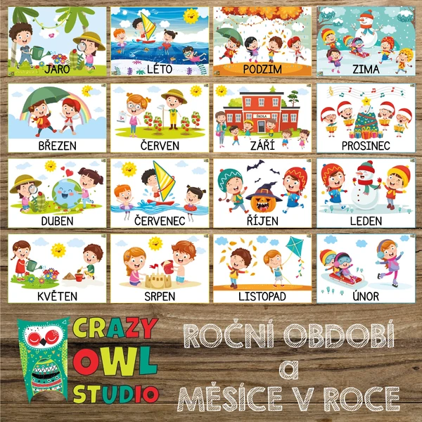 ROČNÍ OBDOBÍ a MĚSÍCE V ROCE 