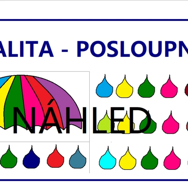 SERIALITA - POSLOUPNOST BAREV