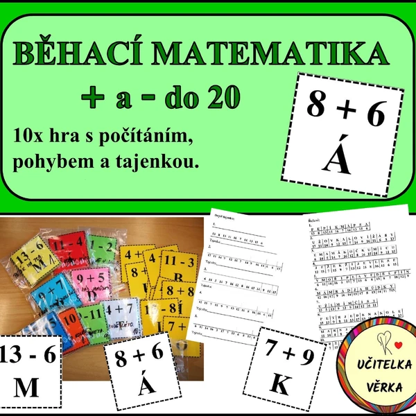BĚHACÍ MATEMATIKA  + a - do 20