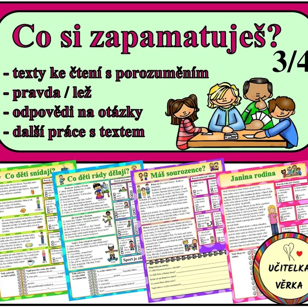 Co si zapamatuješ?