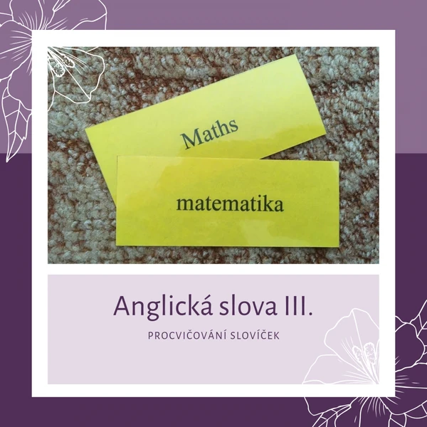 Anglická slova III.