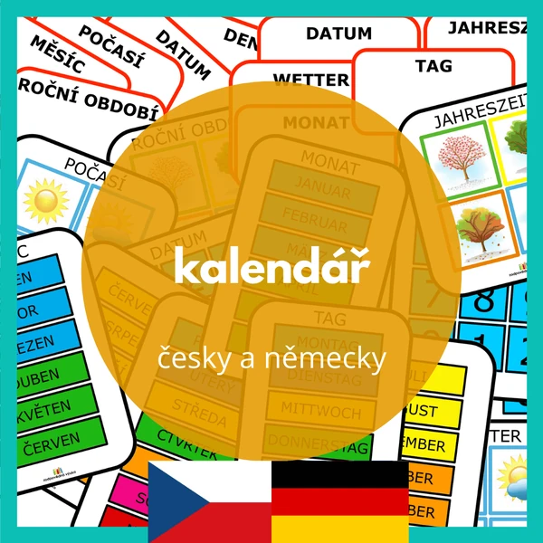 kaledář: česky a německy