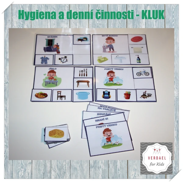 Denní činnosti a hygiena - varianta KLUK