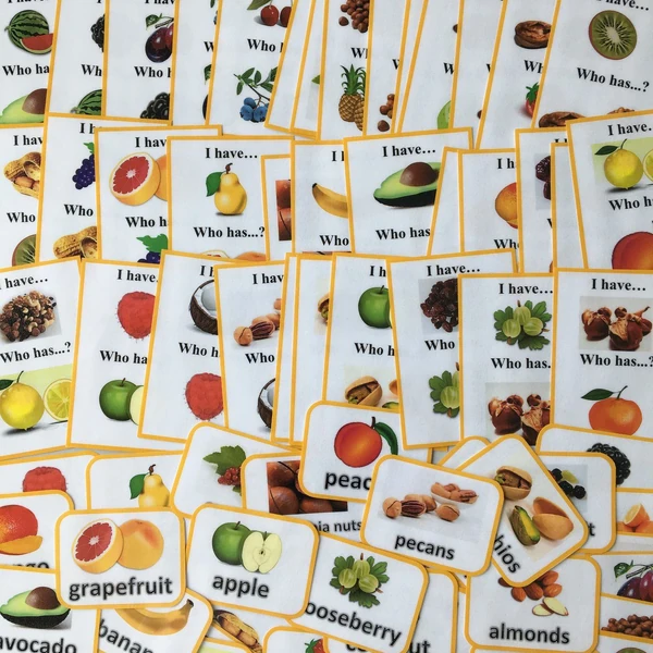 I have -who has (fruit + nuts)