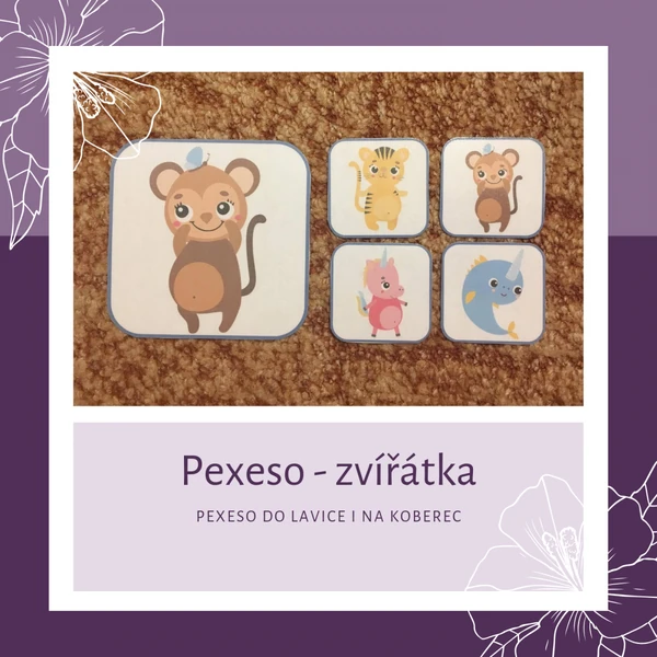 Pexeso - zvířátka