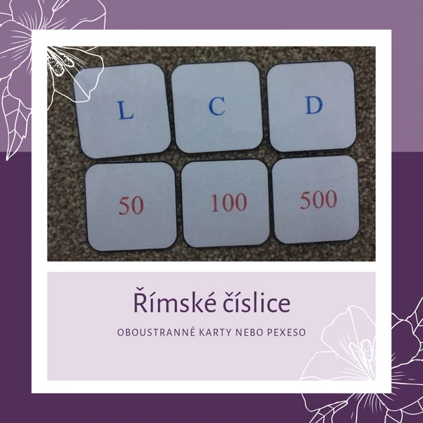 Římské číslice - procvičování